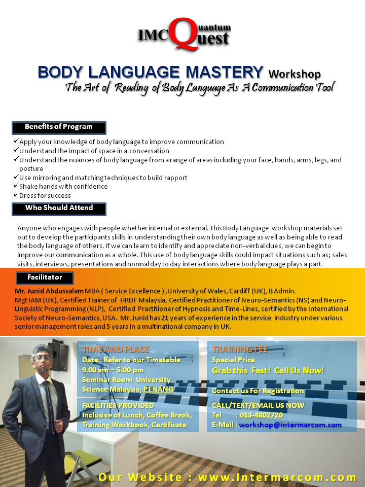 2. Certificate in Body Language Mastery