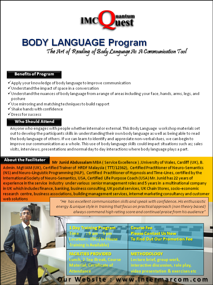 Body Language Training Malaysia (2)